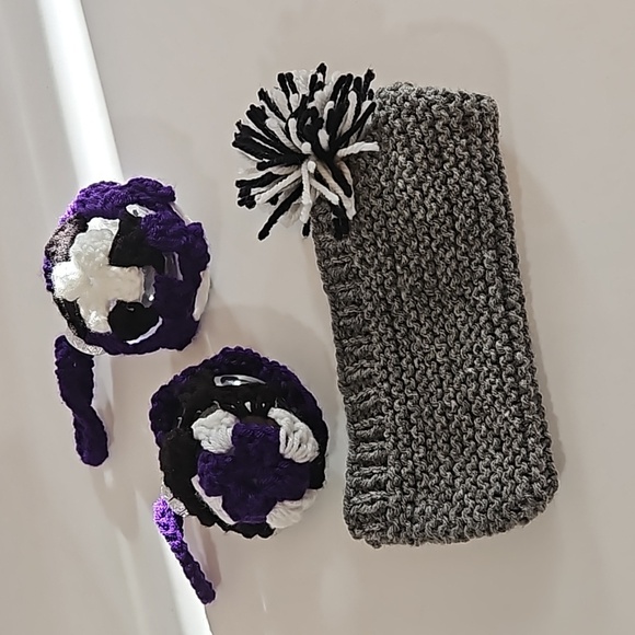 Hand Crafted Crochet Holiday Ornaments Grannycore Christmas Decor - Picture 16 of 17